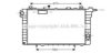 AVA QUALITY COOLING DN2111 Radiator, engine cooling